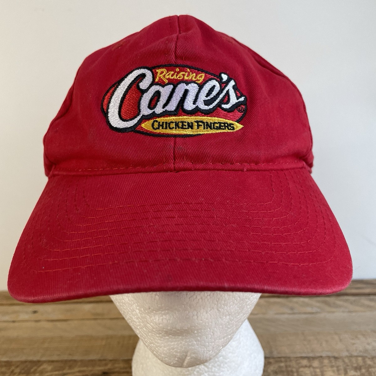 Raising Canes Chicken Fingers One Love Hat Cap Adjustable 