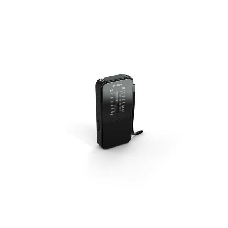Radio portable Philips TAR1509 noire avec tuner AM FM analogique