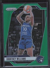 2024 Panini Prizm WNBA #79 Courtney Williams Green Prizms - Lynx