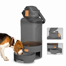 52oz Travel Dog Water Bottle Portable - Contain Within Dog Water Bowl, Pet Su...