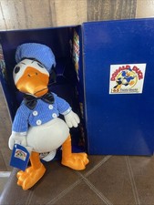 DISNEY DONALD DUCK Plush Doll "65 FEISTY YEARS" Vintage ORIGINAL BOX 13" 1999