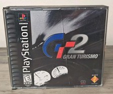 Grand Turismo 2 GT2 PlayStation PS1 Black Label Complete CIB