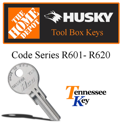 #ad Husky toolbox keys Replacement key by code key code Series R601 R620 $5.29