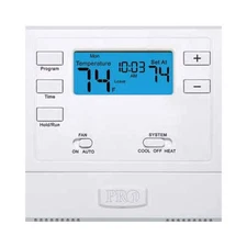 T715 5/1/1 Programmable Electronic Thermostat White Digital Home Heating