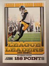 2025 Score CHRIS BOSWELL League Leaders insert card STEELERS