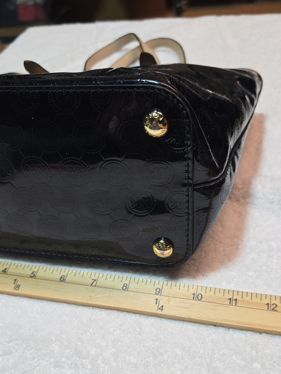 MICHAEL Michael Kors Patent Jet Set Tote View 3