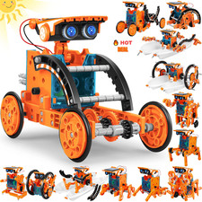 DIY Solar Robot Building Kit for Boys Girls 8-12 STEM Education Science