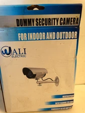 Dummy Fake  Security  Camera, Indoor Outdoor With Flashing Led Light
