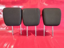 2007 2008 2009 Suzuki SX4 Rear Headrest Set of Three Black Cloth