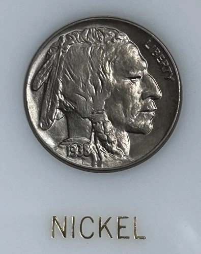 1938 D  Uncirculated US Buffalo Nickel!  DenverMint! Beauty!