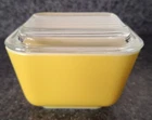 Vintage Pyrex Yellow Refrigerator Dish Model #501 B with Lid