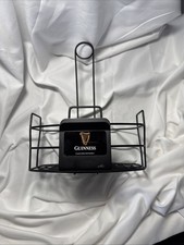 Guinness Table Caddy, Napkin/Menu/Condiment Holder, Metal Pre-owned Beer