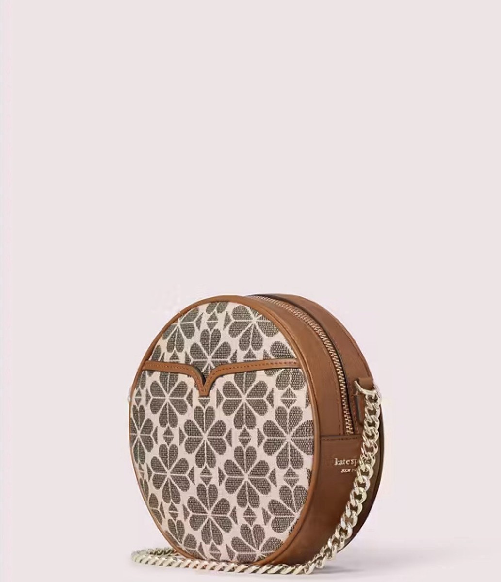 Kate Spade Spade Flower Jacquard Drum Medium Crossbody View 3