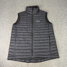 Helly Hansen Gilet Mens Small Black Sirdal Insulator Puffer Bodywarmer Vest Logo