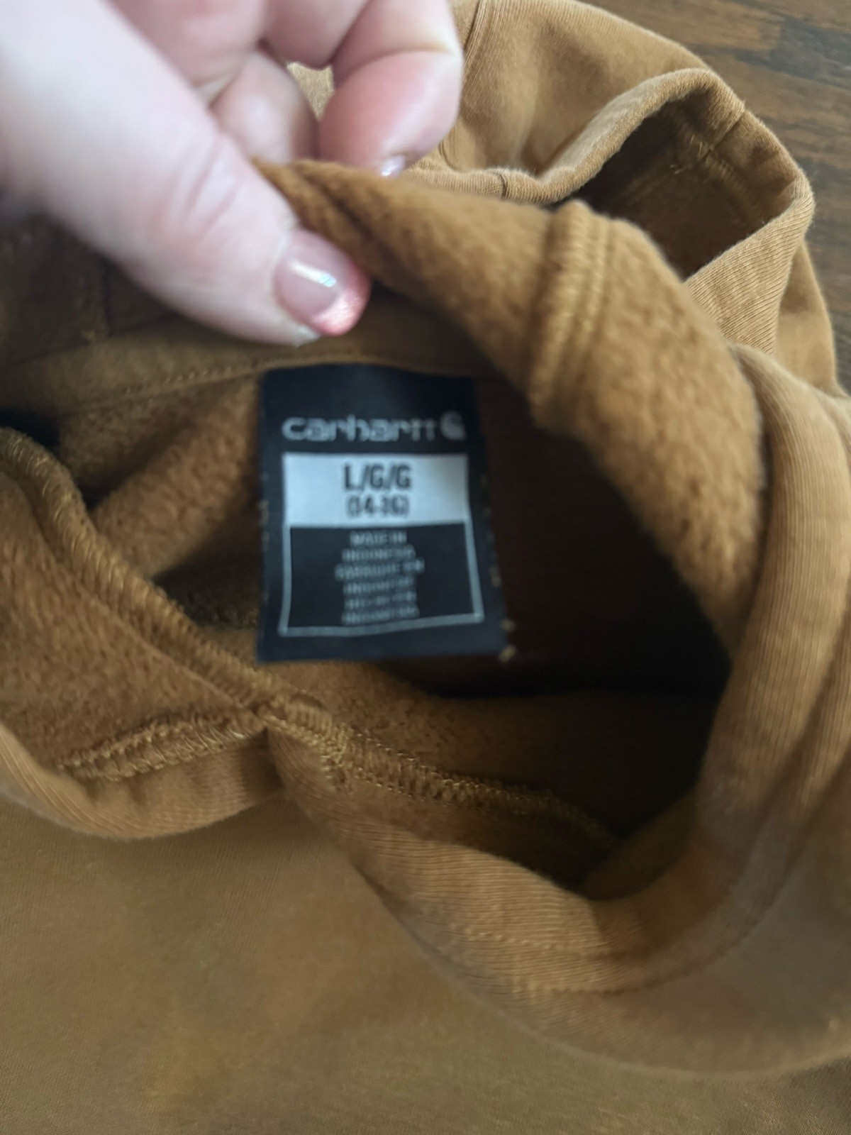 Carhart Boys Popular Carhart Color Brown Size 14-16 GUC Pre Owned thumbnail 4