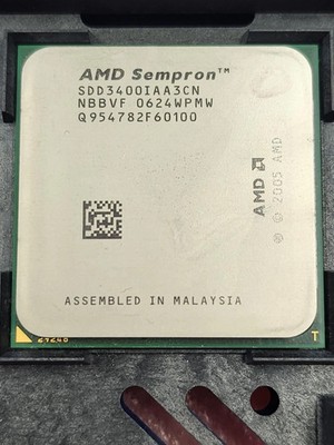 AMD Sempron 64 3400+  SDD3400/SDA3400  1.8Ghz SOCKET AM2  Desktop CPU