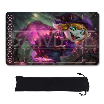 Bewitching Tristana-League Of Legends Riftbound Playmat24x14 in+Free Storage Bag