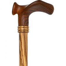 Hand carved luxury wooden walking stick for men women walking cane handmade