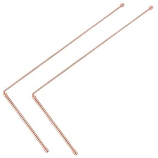 Copper Dowsing Rods - 99.9% Pure Copper 2PCS Divining Rods - for Ghost Huntin...