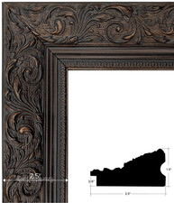 West Frames Bella Antique Bronze French Ornate Embossed Wood Wall Picture Frame