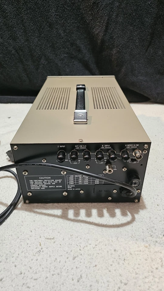 VECTORSCOPIO KENWOOD CV-1290 equipo de prueba de transmisión de colección Foto 4 de 4