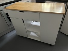 Wayfair Kitchen Island Breakfast Coffee Bar Table with Storage Shelf Drawer Unit