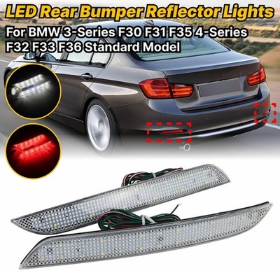 Bumper Tail Light Reflector Reflector Clear For BMW 3 Series F30 4 Series F32 F33 F36