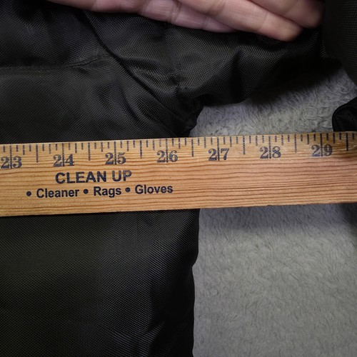 Y2K Phat Farm Puffer Jacket Men M Black Insulated Quilted Classic Winter - Picture 3 of 22