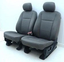 2015 2016 2017 2018 2019 Ford F150 F250 F350 Oem Gray Cloth Front Power Seats