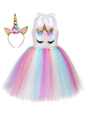 Tutu Dreams Unicorn Tutu Dress Halloween Sequin Birthday Party Costume Size Larg