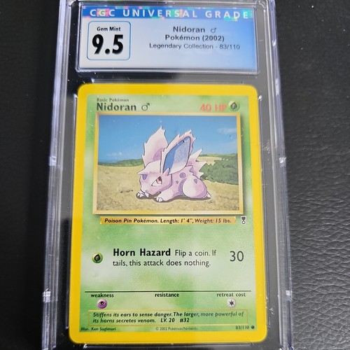 Nidoran ♂ graded CGC 10 for sale on eBay