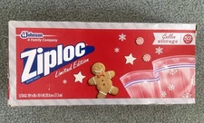 NIB SC Johnson Ziploc 52 Winter/Holiday Limited Edition Gallon Storage Bags