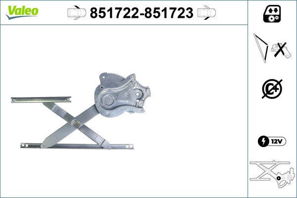 Fensterheber Valeo 851722 FüR Suzuki SN Jimny SN413 16V JB33 4WD JB43 4X4 Ddis-image