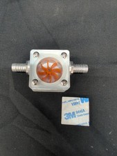 PC Water Cooling Flow Indicator Meter Impeller Square Block