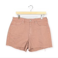 NWT Universal Thread Womens Shorts Rose High Rise Distressed Midi Size 12/31