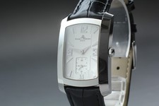 [Fast neuwertig] Baume & Mercier Hampton 65310 26 mm silbernes Zifferblatt...
