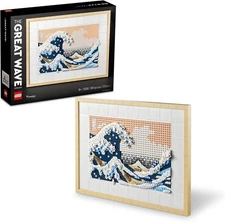 LEGO® Art 31208 Hokusai Great Wave 1810 Pcs Wall Decor Adults 18+ Home Office