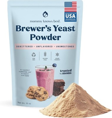 Delicious Brewer's Yeast Powder for Lactation Recipes - 10 oz, Gluten-Free