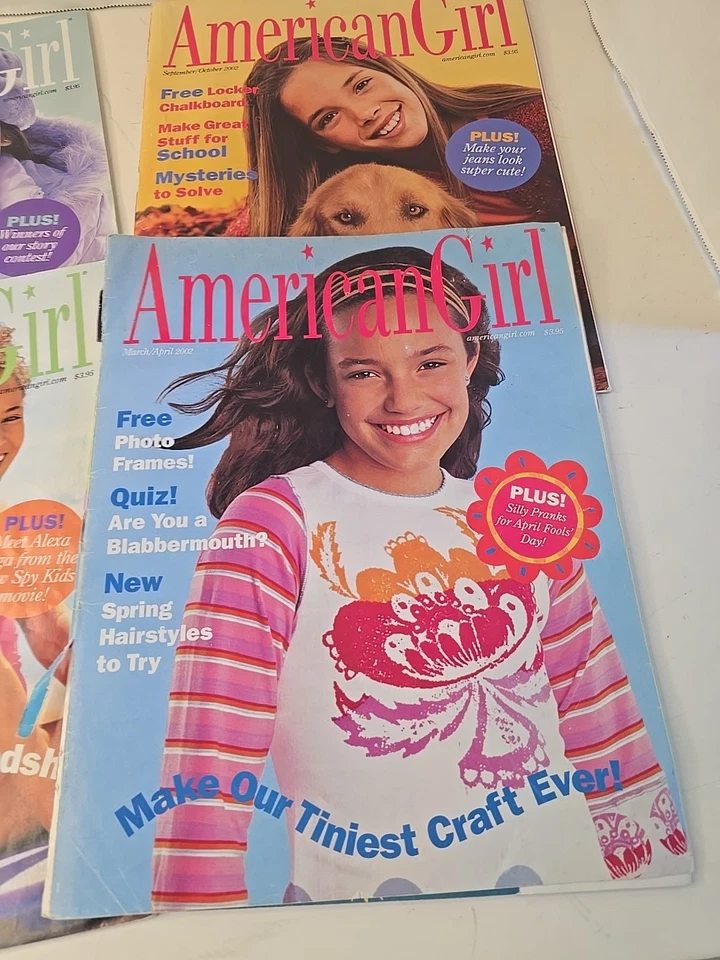 2002 American Girl Doll Magazine Set Of 4 Y2K Vintage Teen AG Missing 2 Issues Foto 2 de 4