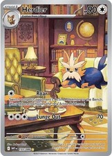 Herdier 155/086 Illustration Rare White Flare Pokemon Holo Near Mint on eBay