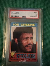 1971 Topps (RC)- Joe Greene #245 (RC) Buy Now, It's Going To Be A Great Day!