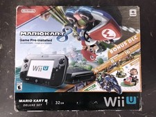 Nintendo Wii U Mario Kart 8 Deluxe Set EMPTY Console Box