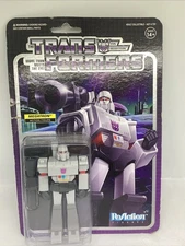 MEGATRON Transformers Movie Super7 Reaction Series 1 Retro Figure Damaged Card