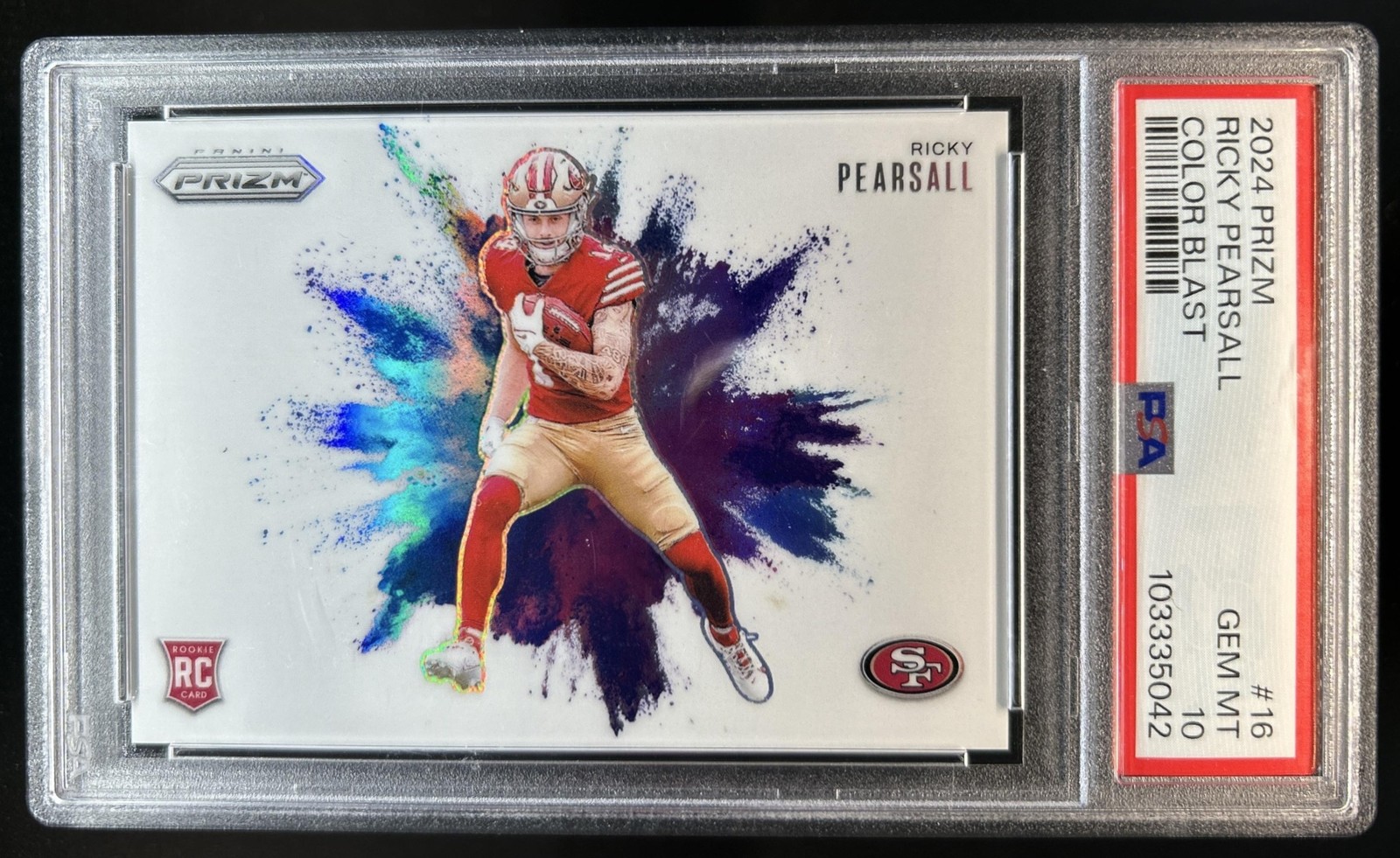 Ricky Pearsall Panini Prizm Color Blast #16 Base