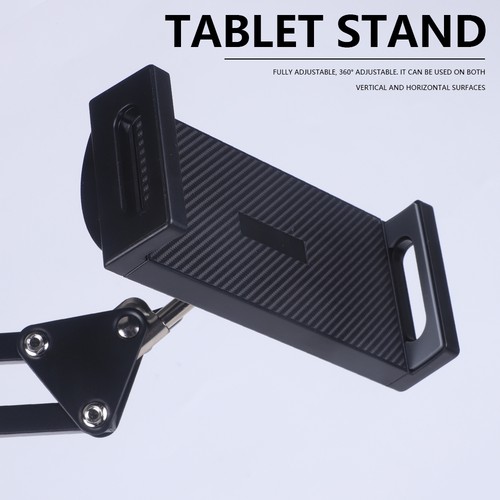 Tablet-Bodenständer,verstellbar,um 360 Grad drehbar, Metall-Tablet-Halterung - Afbeelding 8 van 23