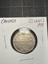 Canada Silver 25 Cents 1919