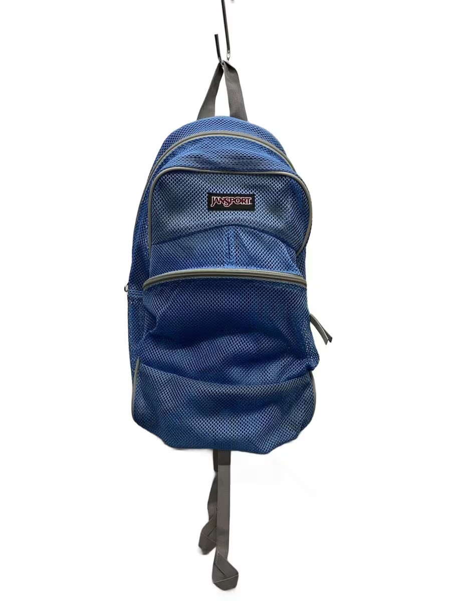 JANSPORT Backpack, Polyester, Blue, Solid Color, … - image 1
