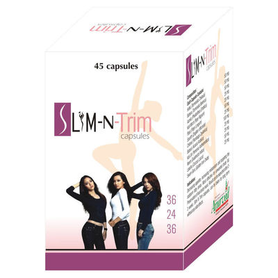 Slim-N-Trim Herbal Fat Burner Kapseln Abnehm Kur Detox 45 Tabletten Unisex