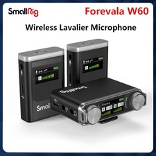 SmallRig Forevala W60 328ft Dual Channel Wireless Lavalier Microphone TX TX RX