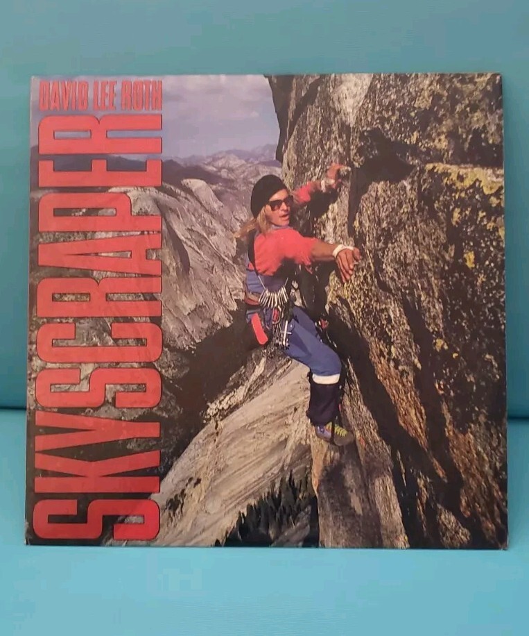 DAVID LEE ROTH - Skyscraper Vinyl LP Record! 1988 WB 1-25671